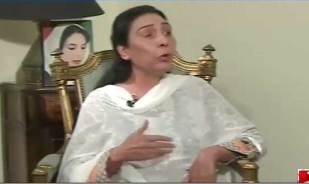 Naheed Khan on zardari