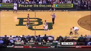 Young kid runs onto the court during a Baylor basketball game