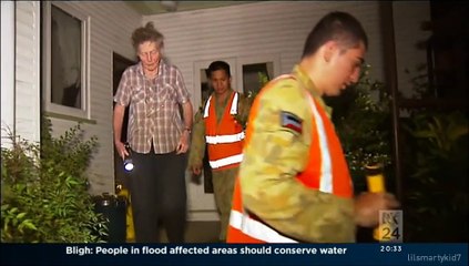 ABC News: QLD Flood Diaster Broadcast | Evening (13/01/2011) - ABC News 24 2011