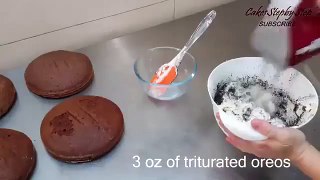 Oreo Cake Decorating Idea - Cheese Cream Recipe by CakesStepbyStep