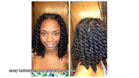 Easy Hairstyles For Natural Curly Hair Video Dailymotion