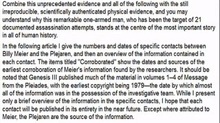 The Henoch Prophecies from the Billy Meier Contacts Part 1