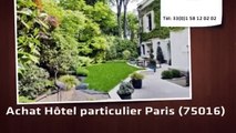 Hôtel Particulier - Paris 16ème - Villa Montmorency