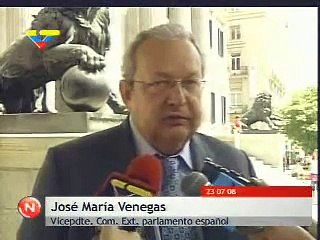 Presidente Hugo Chavez Vistia España