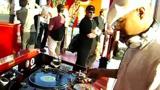 DJ Spooky rocking the Bar Rouge