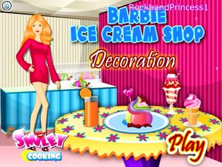 Barbie Ice Cream Shop - Fun Baby and Kids Cartoon Games