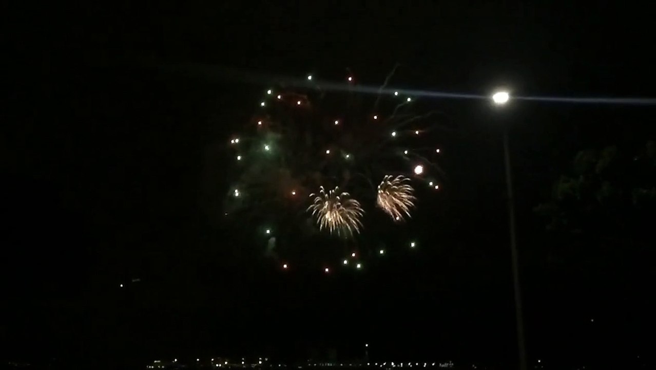 San Diego Bay 4th of July Fireworks show 2015