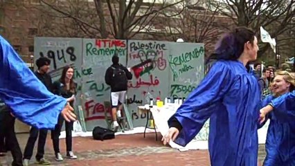University of Michigan UM Graduation Flash Mob to Rusted Root's "Send Me On My Way"