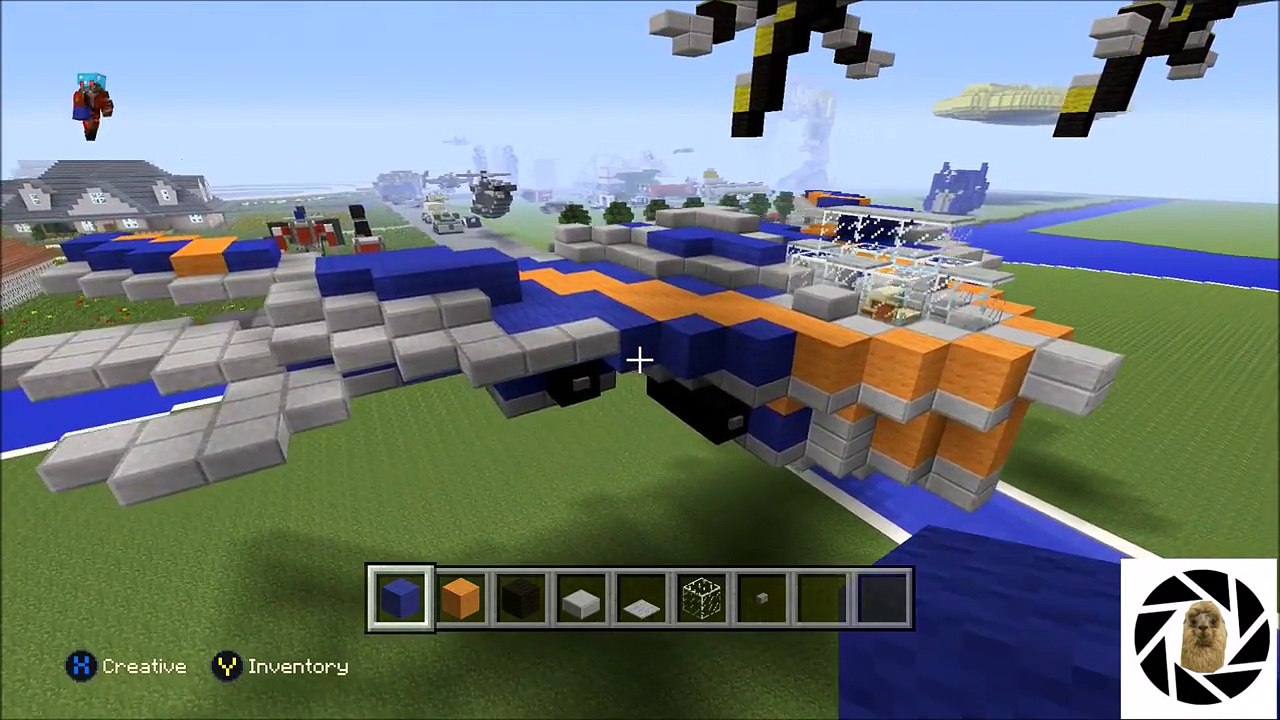 Minecraft- How To Build The Guardians Of The Galaxy Milano!