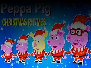 Finger Family Rhymes Peppa Pig Cartoon _ Christmas Songs Children Nursery Rhymes