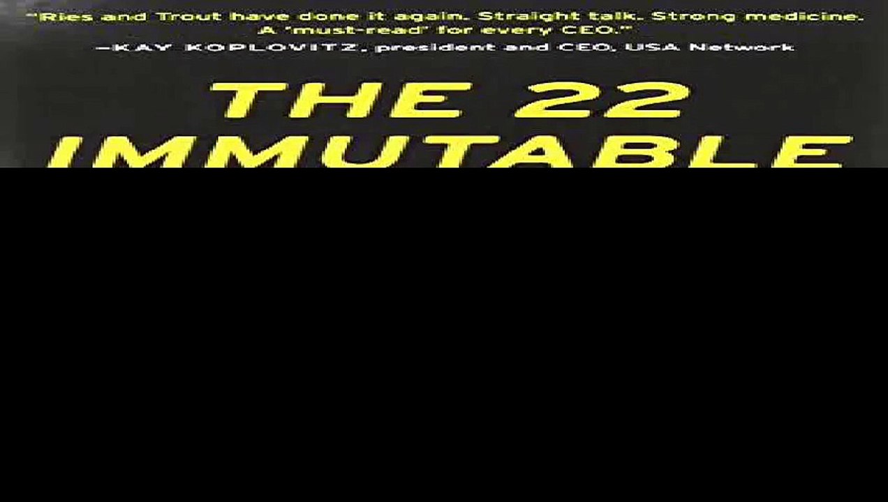 The 22 Immutable Laws of Marketing  Violate Them at Your Own Risk