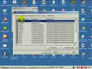 Supprimer icône windows messenger