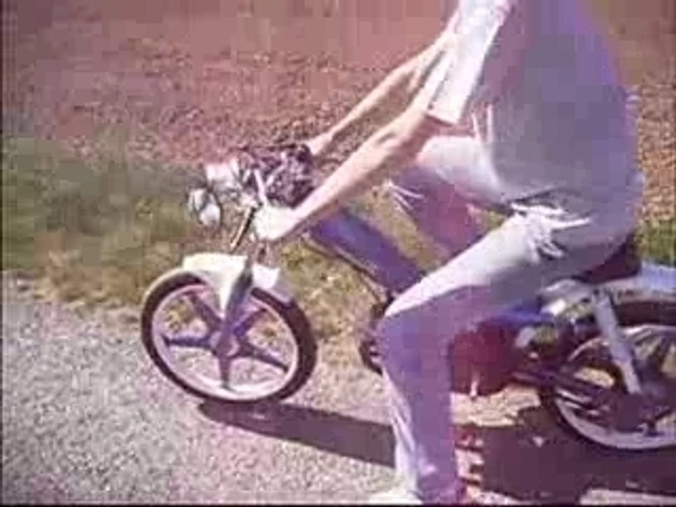 Mbk51 blue-ice qui roule