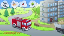 FIRE TRUCK  Learn transport  Cars  Trucks  Street vehicles  Educational videos for children