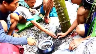 Fishing in Laisong  Jinam valley river #Freshwater, NE, India