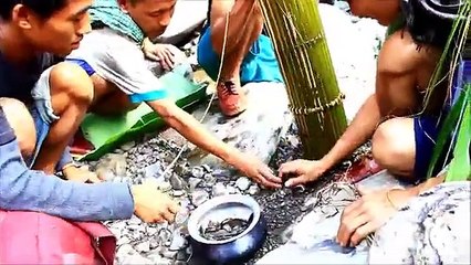 Fishing in Laisong  Jinam valley river #Freshwater, NE, India
