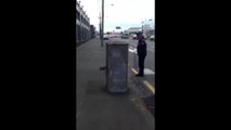 New Zealand Police Help Mother Duck and Ducklings Cross Busy Street