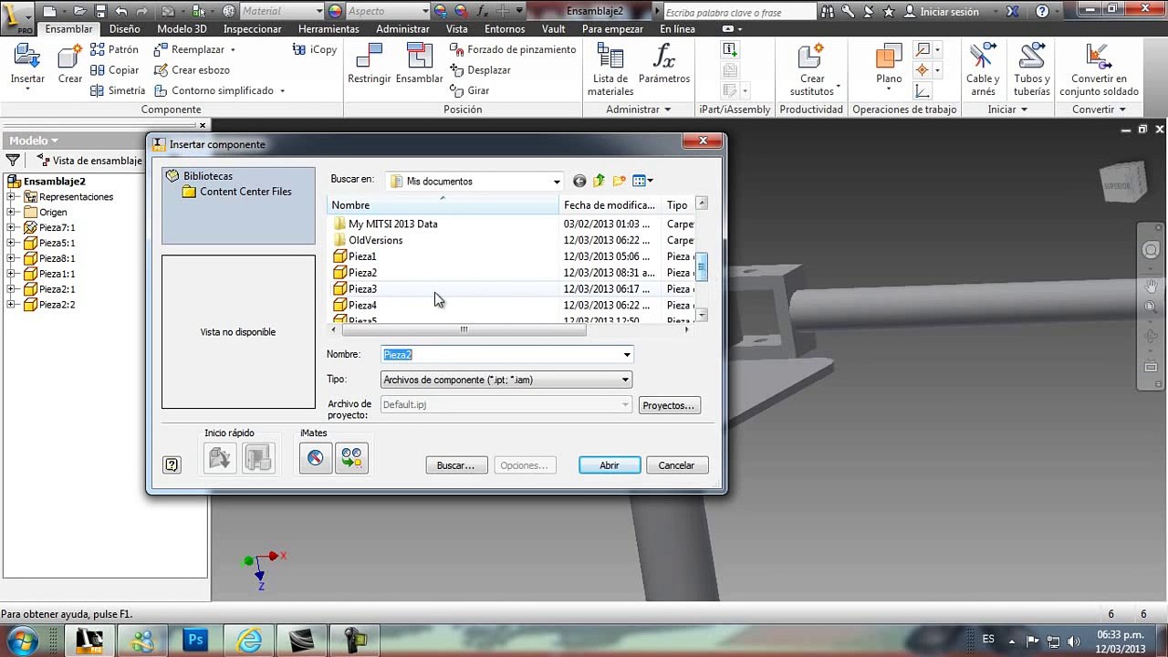 AUTODESK INVENTOR COMO HACER UNA ROLADORA