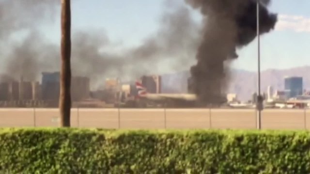 British-Airways-Flugzeug fängt Feuer kurz vor Start