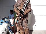 Star Wars LegoLand Legos Chewbacca and R2 D2