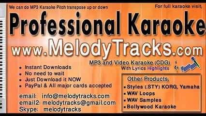 GHUNCHA E SHOUQ KARAOKE KarAoke - www.MelodyTracks.com