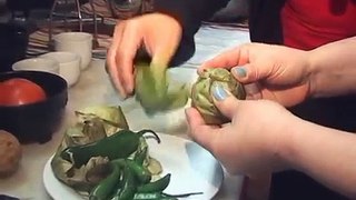 Recipes - Recetas de mi Tierra 1 - Sopes de papa con salsa verde