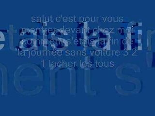 find de la journee sens voiture