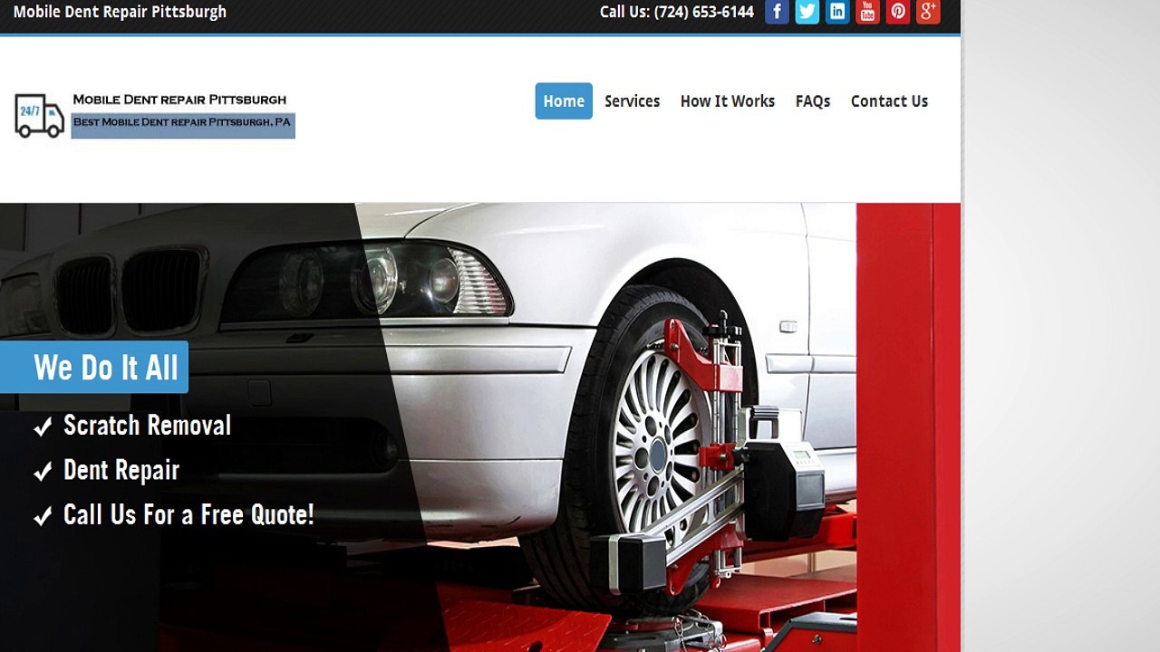 Best Mobile Paintless Dent Repair Clairton PA (724) 653-6144