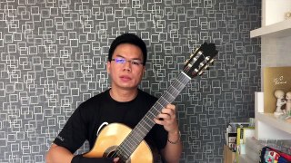 Yiruma - Kiss the Rain (Guitar Solo) Tutorial Part 1