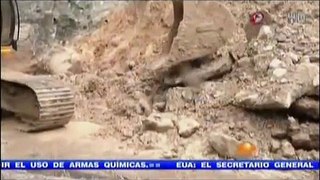 SE DERRUMBA TUNEL AUTOPISTA DEL SOL, ACAPULCO INCOMUNICADO, INUNDADO 15 SEPT 2013 MANUEL