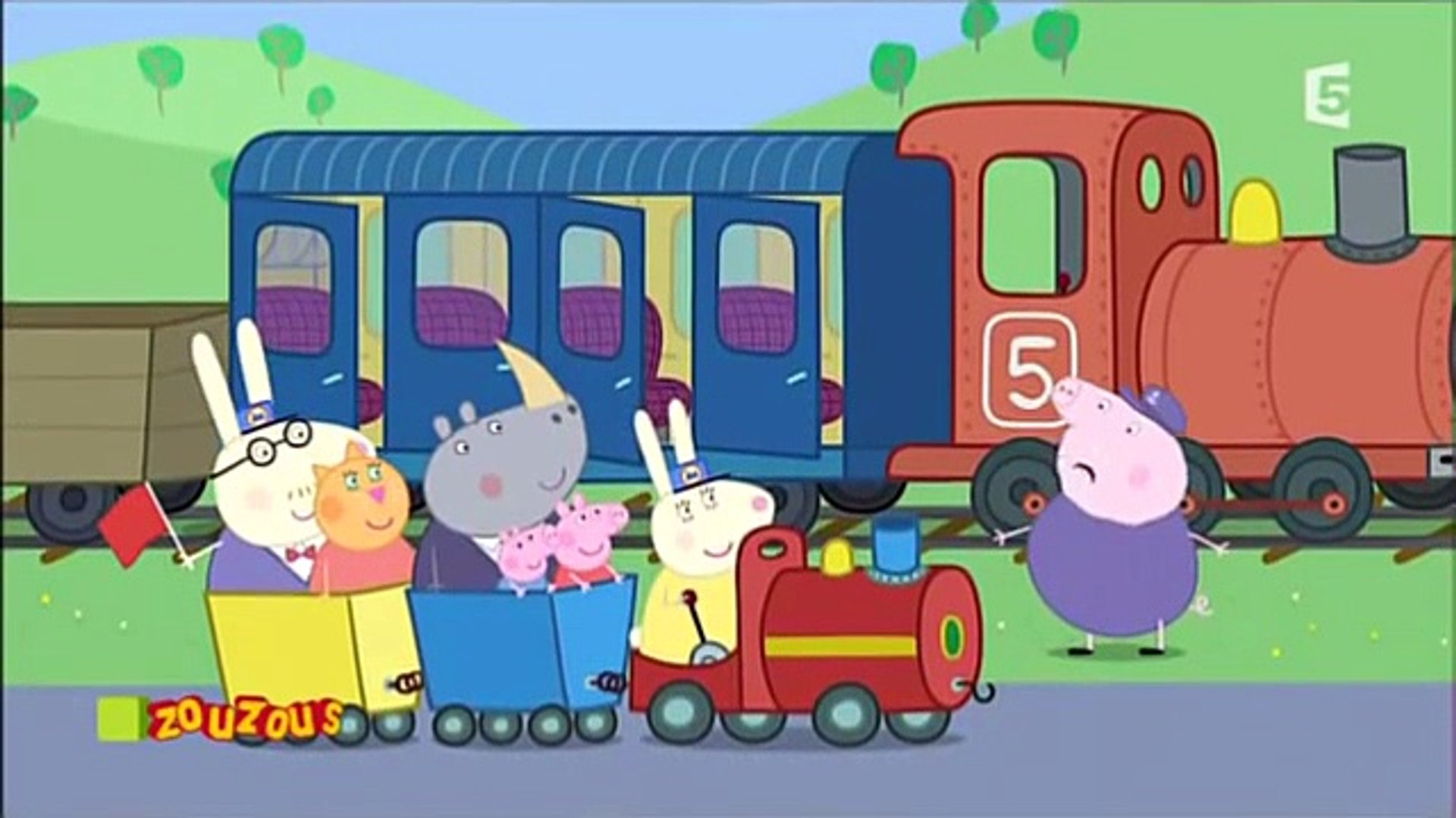PEPPA PIG Le train de Papy Pig + 1 personnage dès 2 ans
