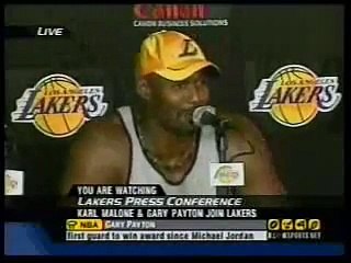 Karl Malone & Gary Payton Join Lakers