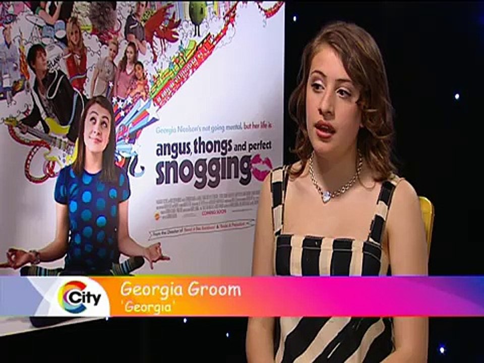 Georgia Groome star of Angus Thongs and Perfect Snogging on City Channel