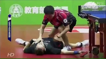 Le match le plus drôle de l'histoire du tennis de table !