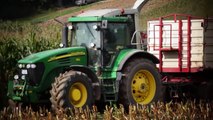 Maishäckseln mit Claas Jaguar 850 und John Deere 7820,6820 und 6230