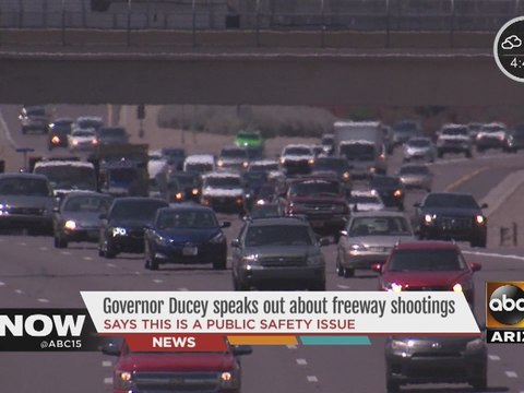 Governor of Arizona speaks out about the freeway shootings