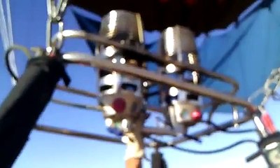 Kims breezy hot air balloon landing