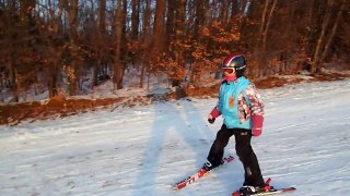 Lisa kann skifahren !!!