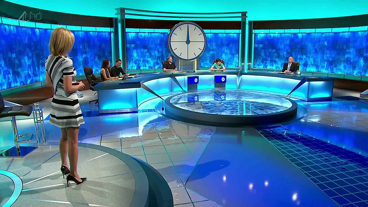 Rachel Riley - Short Dress Black Stilettos Countdown 03Aug2015 [HD]