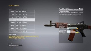 METAL GEAR SOLID V: TPP Weapon customize
