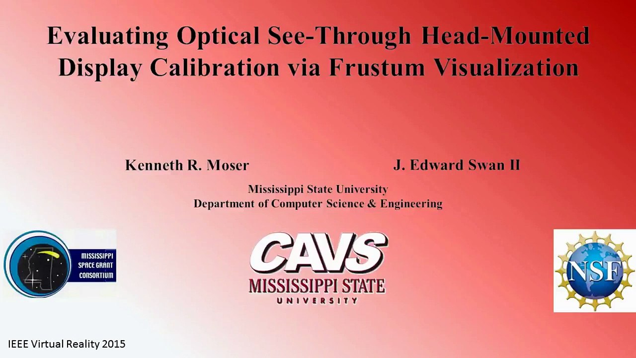 Evaluating Optical See-Through Head-Mounted Display Calibration via Frustum Visualization