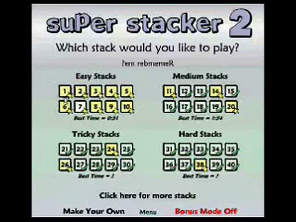 Super Stacker 2:Complete Walkthrough - video Dailymotion