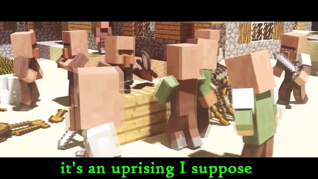 Dragons - A Minecraft Parody song of Radioactive By Imagine Dragons Animation (With Lyrics)