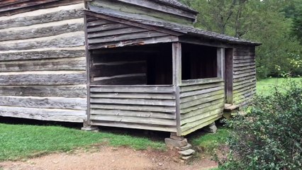Old settlers house in the Great Smoky Mountain National Park.