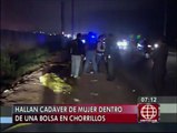 Chorrillos: Hallaron cadáver de una mujer dentro de una acequia [Video]