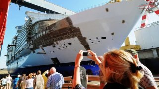 Harmony of the Seas : The final tour before float out 19 June 2015