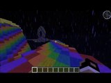Mario Kart 8 N64 Rainbow road in Minecraft