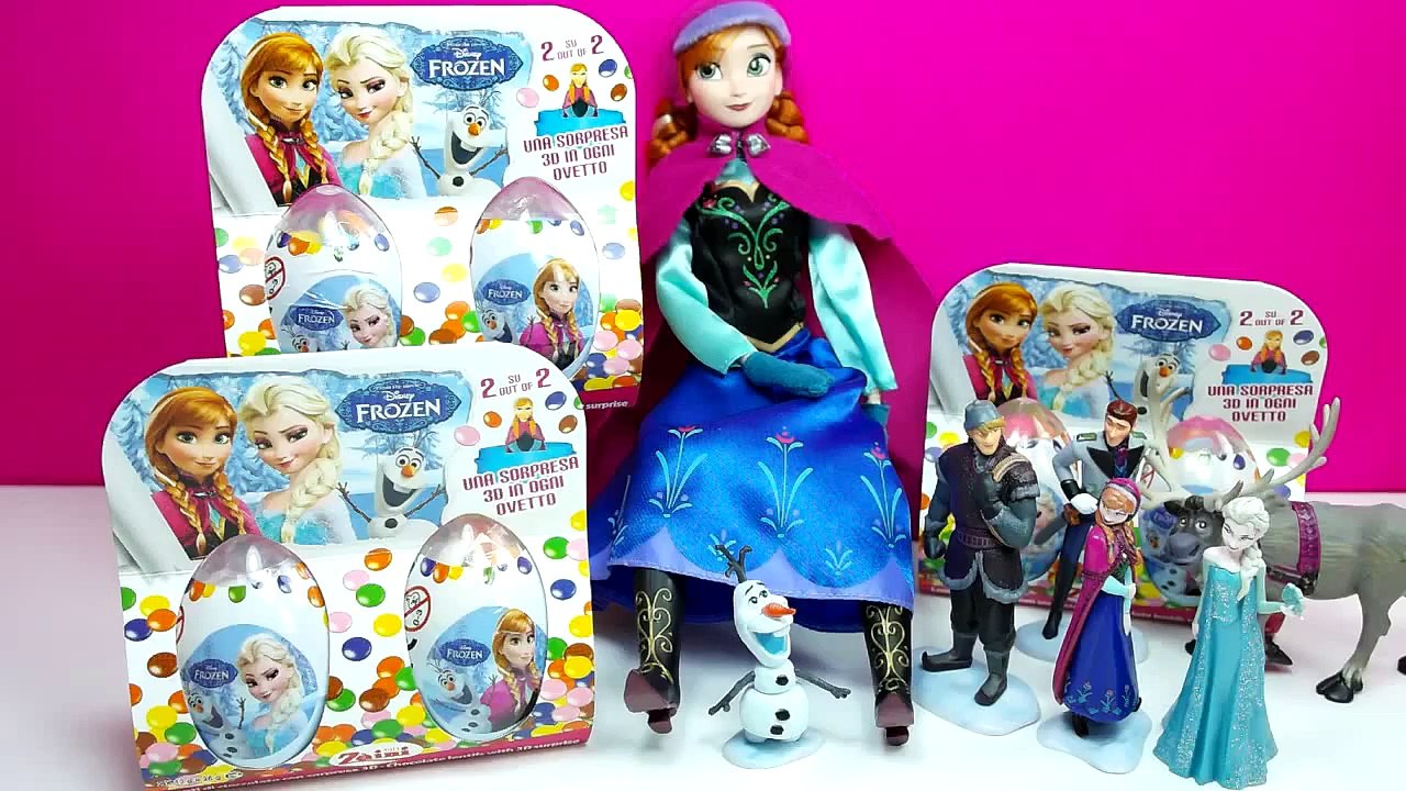 Frozen Surprise eggs Disney Unboxing Egg toys