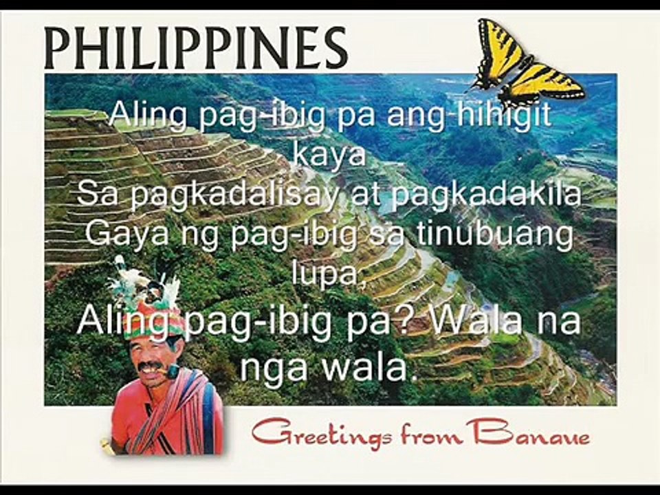 Inang Laya - Pag-ibig sa Tinubuang Lupa  with lyrics