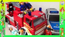 FireMan Sam Jupiter Ride On Fire Engine Toy - With Emergency Lights and Sirens